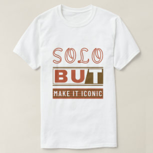 Retro Solo Reistype Typography Design T-shirt