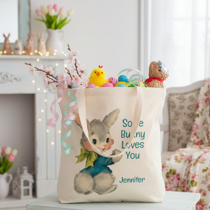 Retro sommige bondsdolheid houdt van je eigen Tote Bag