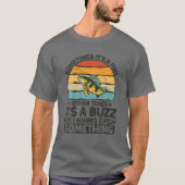 Retro soms is zijn vis soms een buzz-Fi T-shirt (Voorkant)