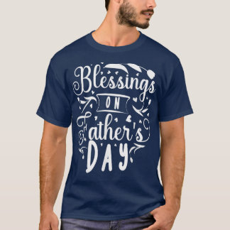 Retro Son Daughter Family die zich aan het onttrek T-shirt