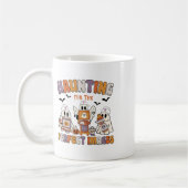 Retro Sonograaf Echografie Tech Halloween Vascul Koffiemok (Links)
