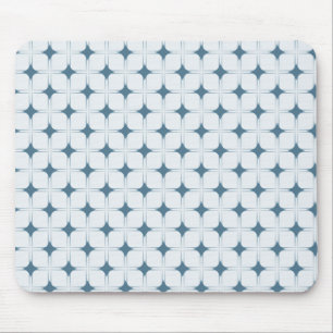 Retro Sophistication Mousepad, Blue Muismat