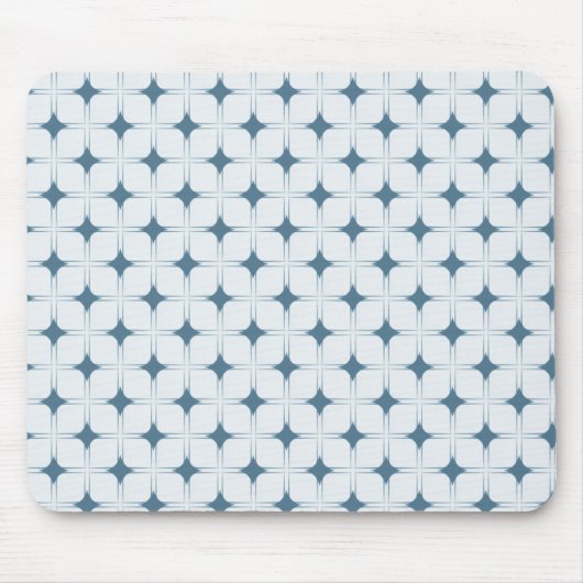 Retro Sophistication Mousepad, Blue Muismat (Voorkant)