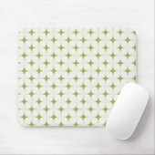 Retro Sophistication Mousepad, Olive Green Muismat (Met muis)