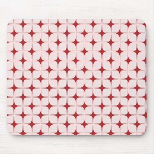 Retro Sophistication Mousepad, Red Muismat (Voorkant)