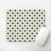 Retro Sophistication Mousepad, zwart Muismat (Met muis)