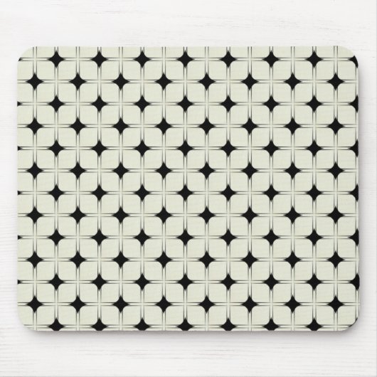Retro Sophistication Mousepad, zwart Muismat (Voorkant)