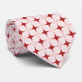 Retro Sophistication Stropdas, donkerrood Stropdas (Opgerold)