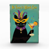 Retro Sophisticats Its Time to Mardi Gras Martini Fotoblokken (Voorkant)