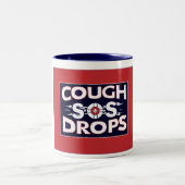 Retro SOS hoest lolly mok (Center)