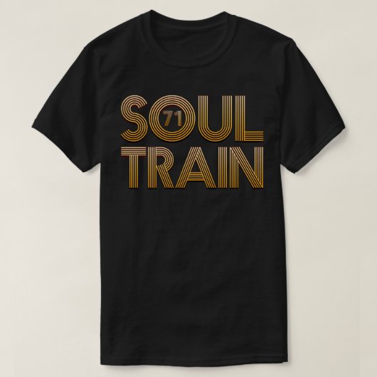 Retro Soul Train 1971 T-shirt (Design voorkant)
