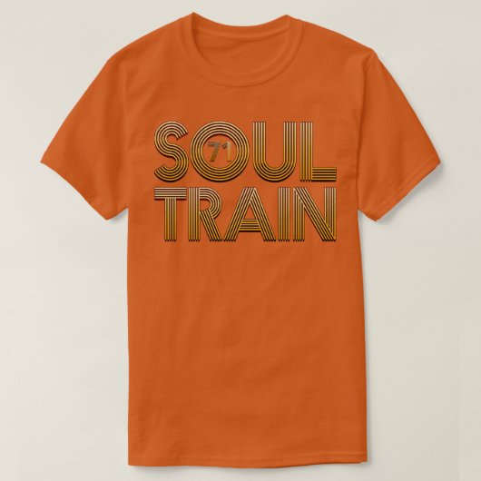 Retro  Soul Train 1971 T-shirt (Design voorkant)