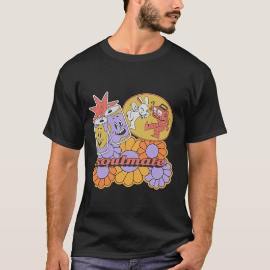 Retro soulmate 80s T-shirt (Voorkant)