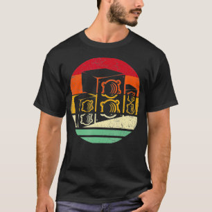 Retro Sound Engineer Speakers Music Audio Engineer T-shirt