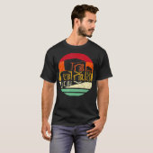 Retro Sound Engineer Speakers Music Audio Engineer T-shirt (Voorkant volledig)