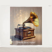 "Retro Soundwave Revival" Wandkleed (Voorkant)