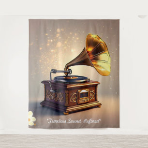 "Retro Soundwave Revival" Wandkleed