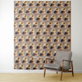 "Retro Soundwave Revival" Wandkleed (In situ)