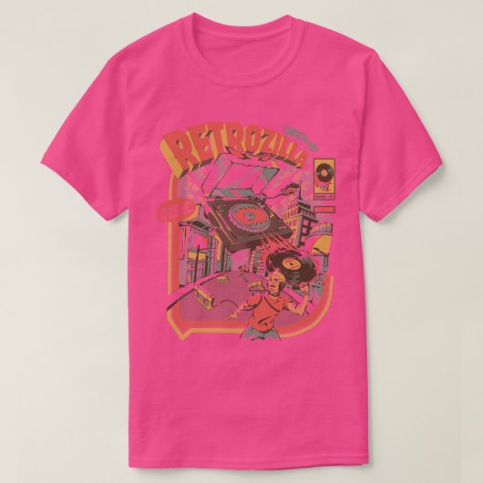 Retro Soundzilla T-shirt (Design voorkant)