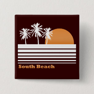 Retro South Beach Button