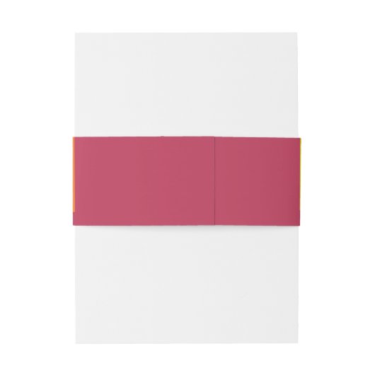 Retro Southwestern Sunrise Wedding Uitnodigingen Wikkel (Achterkant Voorbeeld)