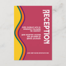 Retro Southwestern Waves Weddenschappen Reception