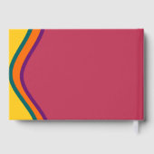 Retro Southwestern Waves Wedding Gastenboek (Achterkant)