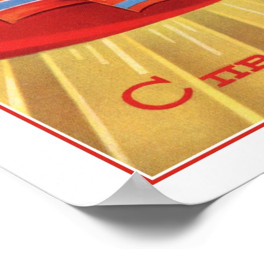 Retro Sovjet - Unie 1 mei Arbeidsdag Poster (Hoek)