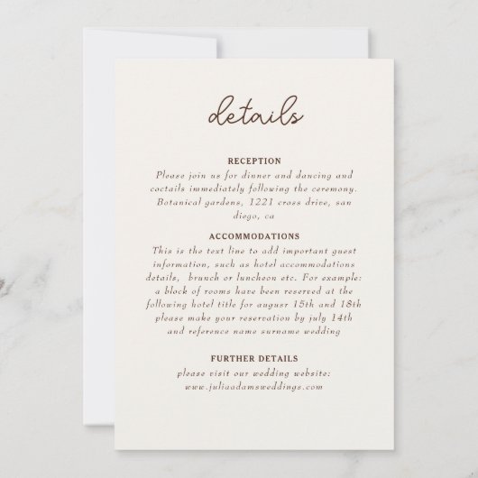 Retro Spaans Abstract Bloemen Mandala Huwelijk Kaart (Achterkant)