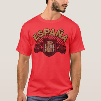 Retro Spaanse Vlag Spanje Vintage España Idee T-shirt