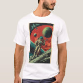 Retro Space Adventure T-shirt –  Sci-Fi AST (Voorkant)