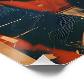 Retro Space Adventurer Art Perfect Poster (Hoek)