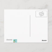 Retro Space Age Kat Briefkaart (Achterkant)