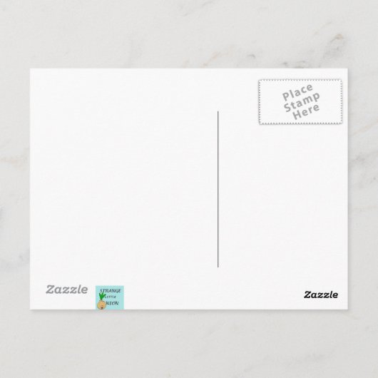 Retro Space Age Kat Briefkaart (Achterkant)