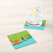 Retro Space Age Kat Paper Onderzetter (Insitu)