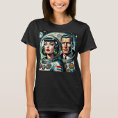 Retro Space Astronauts T-shirt (Voorkant)