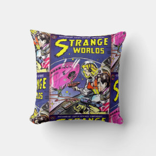 Retro Space Comic Book Decorative Sierkussennen Kussen