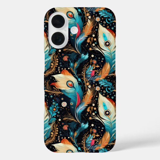 Retro Space Exploration Galaxy Case-Mate iPhone Case (Achterkant)