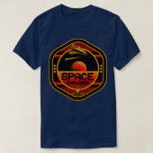 Retro Space Explorer T-shirt (Design voorkant)