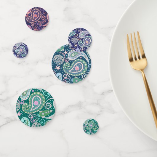 Retro Space Galaxy Design Confetti (Groep)