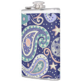 Retro Space Galaxy Design Heupfles (Links)