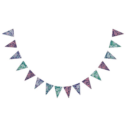 Retro Space Galaxy Design Vlaggetjes (Alle)