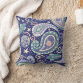 Retro Space Galaxy Paisley Design Kussen (Deken)