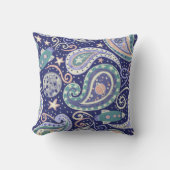 Retro Space Galaxy Paisley Design Kussen (Voorkant)