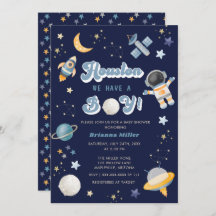 Retro Space Houston We hebben een Baby shower van 