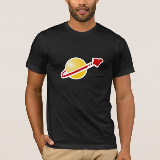 Retro  Space Logo T-Shirt (Voorkant)