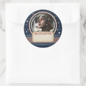 Retro Space Pilot Naam Tag Stickers (Tas)