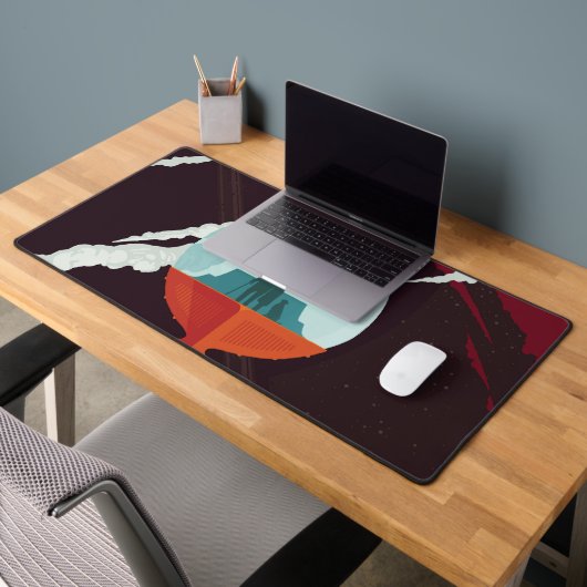 Retro Space Poster-Cassini missie naar Saturnus Bureaumat (Kantoor 2)