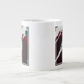 Retro Space Poster-Cassini missie naar Saturnus Grote Koffiekop (Voorkant)