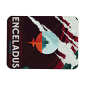 Retro Space Poster-Cassini missie naar Saturnus Magneet (Horizontaal)